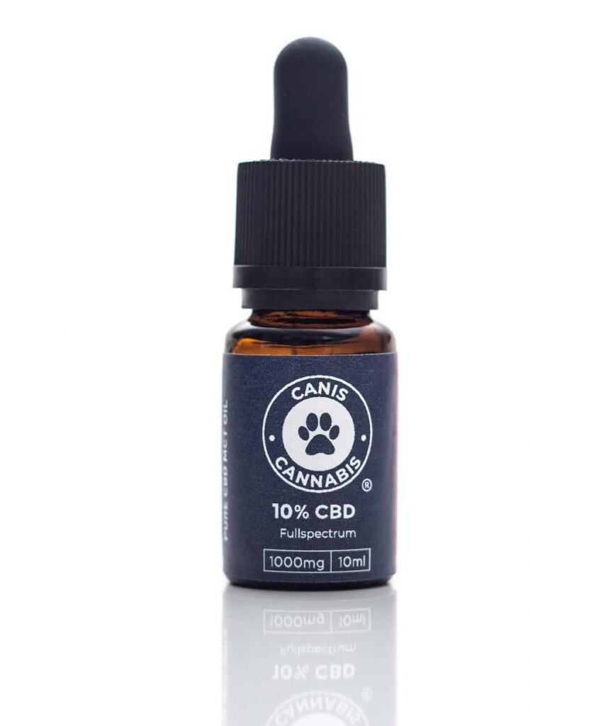 Širokospektrálny 10% CBD olej pre psov - CANIS CBD