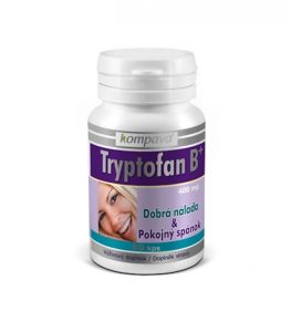 Tryptofan B+ 500 mg, 60 kapsúl, Kompava