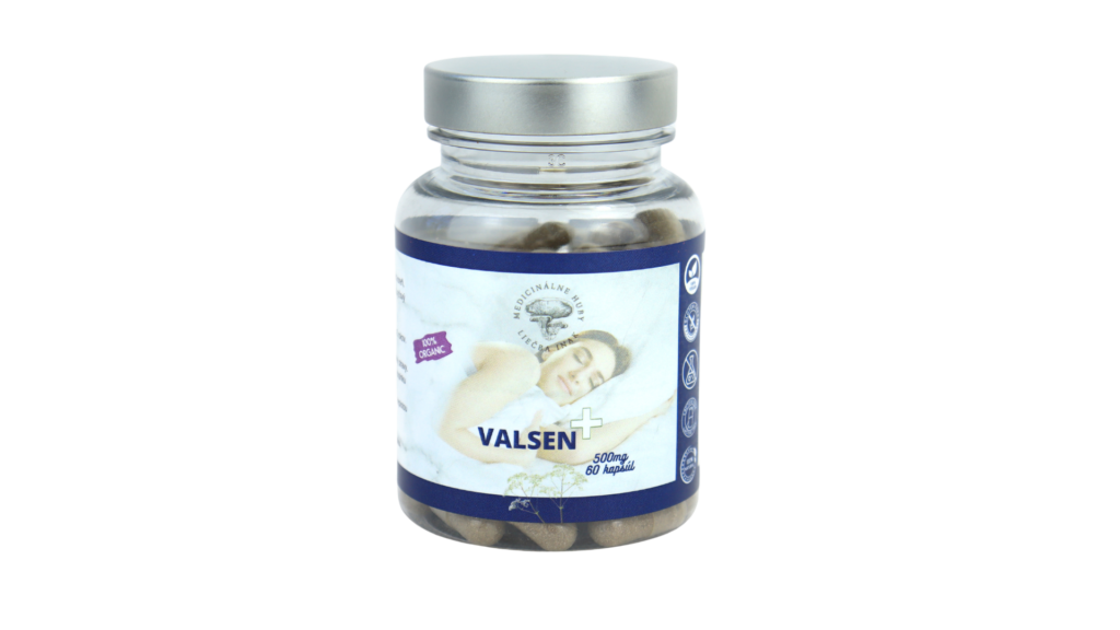 Valsen Plus, 60 vegánskych kapsúl, úzkosť, depresia, PMS