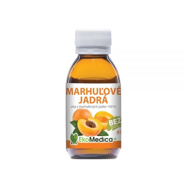 Marhuľové jadrá 100% olej 100ml, Ekomedica SK