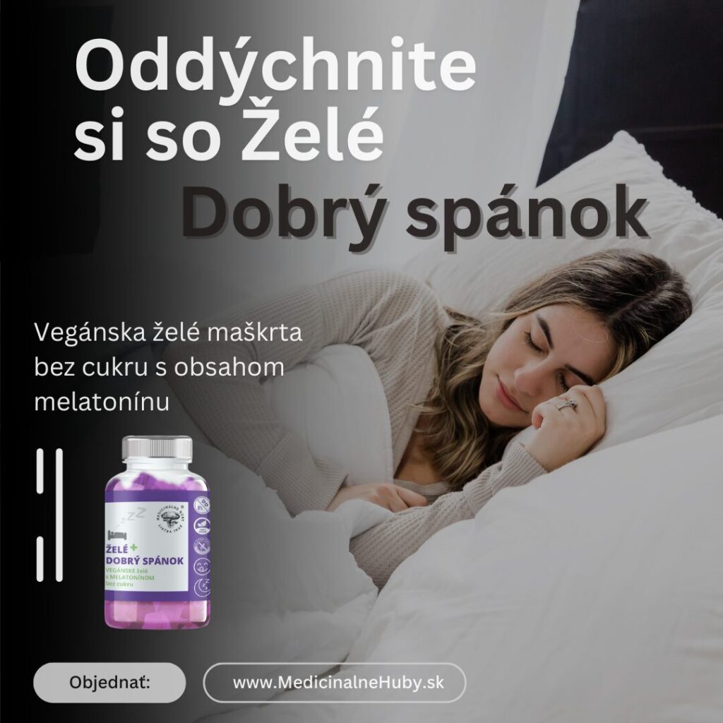 Dobrý spánok, vegánske želé s melatonínom, 60 ks