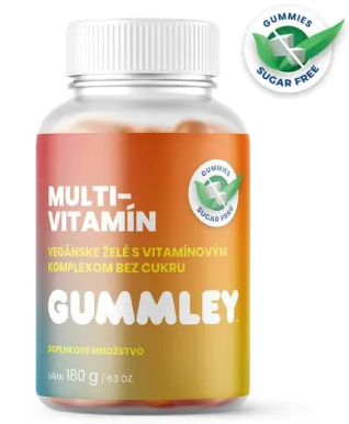 Gummley, Multi-vitamín, 60 žuvacích želé