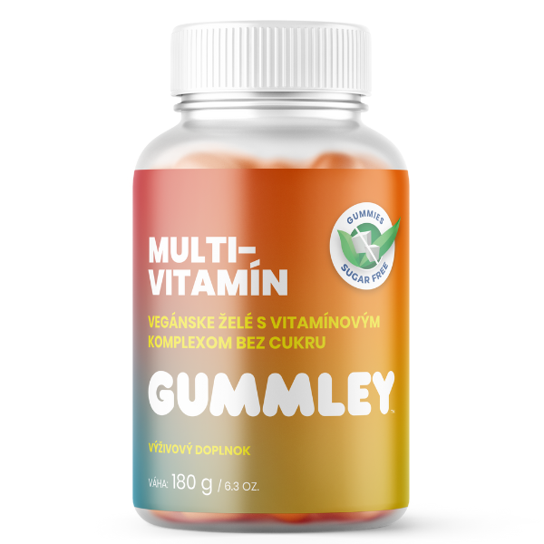 Gummley, Multi-vitamín, 60 žuvacích želé