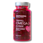 Tripple Omega 3, kvinne kakao, 120 kapsúl, Biopharma