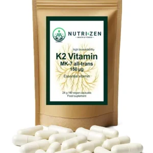 Vitamín K2 MK-7 all-trans, 60 kaspúl, Nutri&Zen