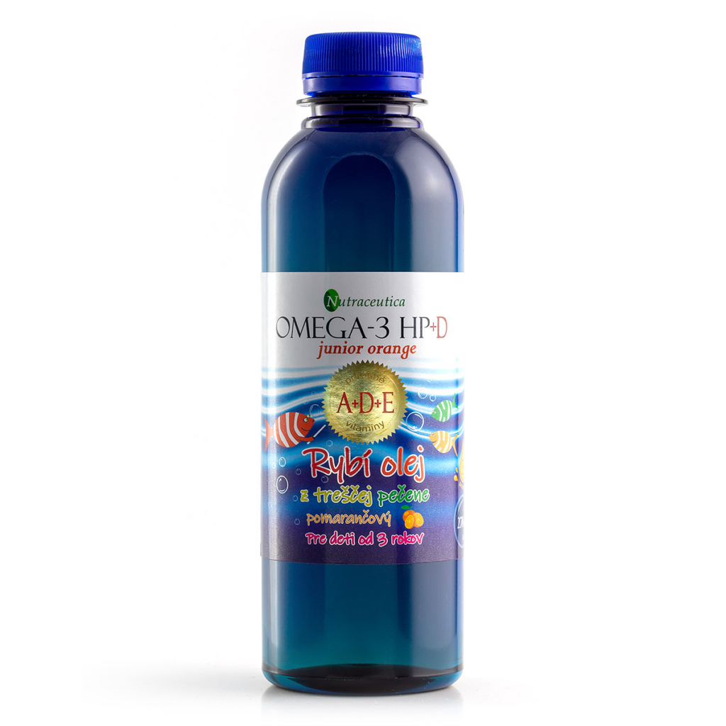 Rybí olej Omega3-HP + A,D,E junior orange 270ml, Nutraceutica