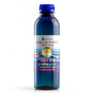 Rybí olej Omega3-HP + A,D,E junior orange 270ml, Nutraceutica