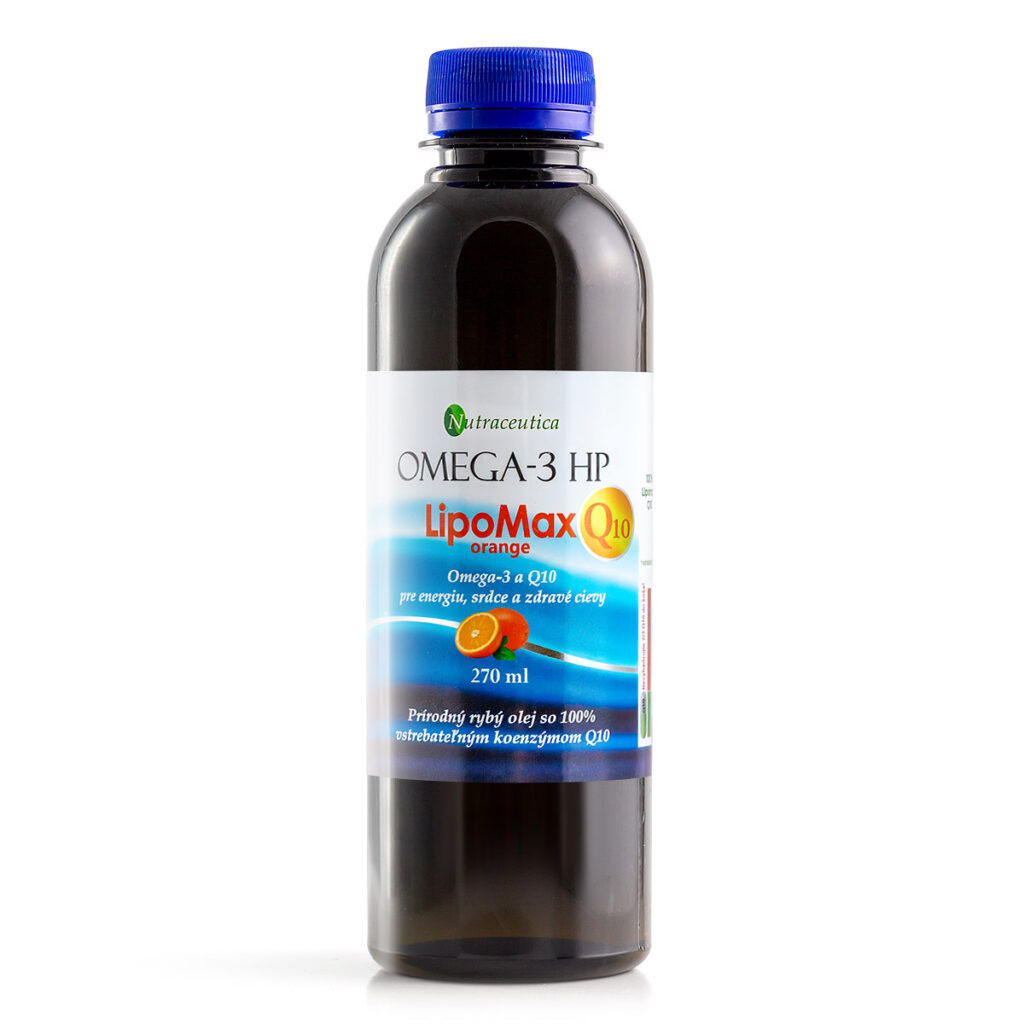 Rybí olej Omega3-HP LipoMax Q10 270ml, Nutraceutica