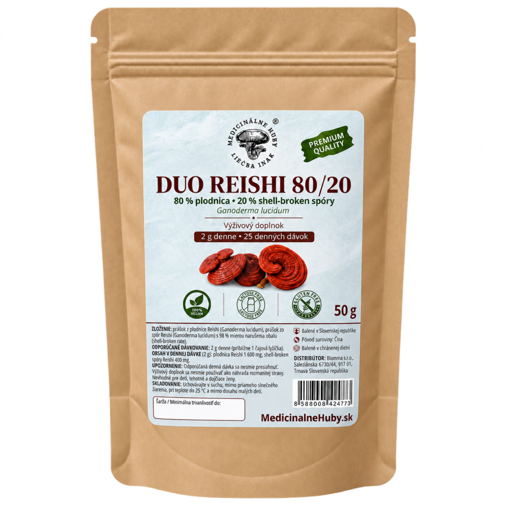 Reishi prášok DUO 80/20, 50 g